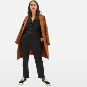 NWT Everlane The Utility Drape Jumpsuit, Black, Size 10